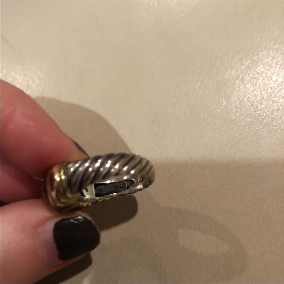 Rare, retired David Yurman lemon citrine ring - Picture 5 of 12